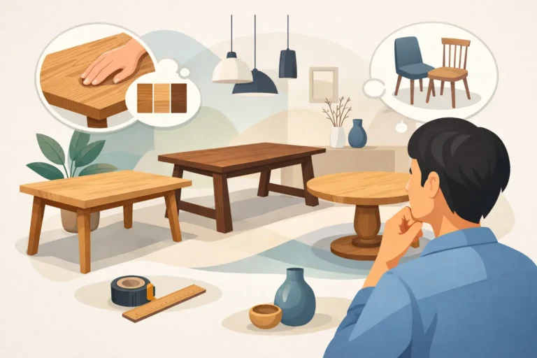 How to Choose a Solid Wood Dining Table