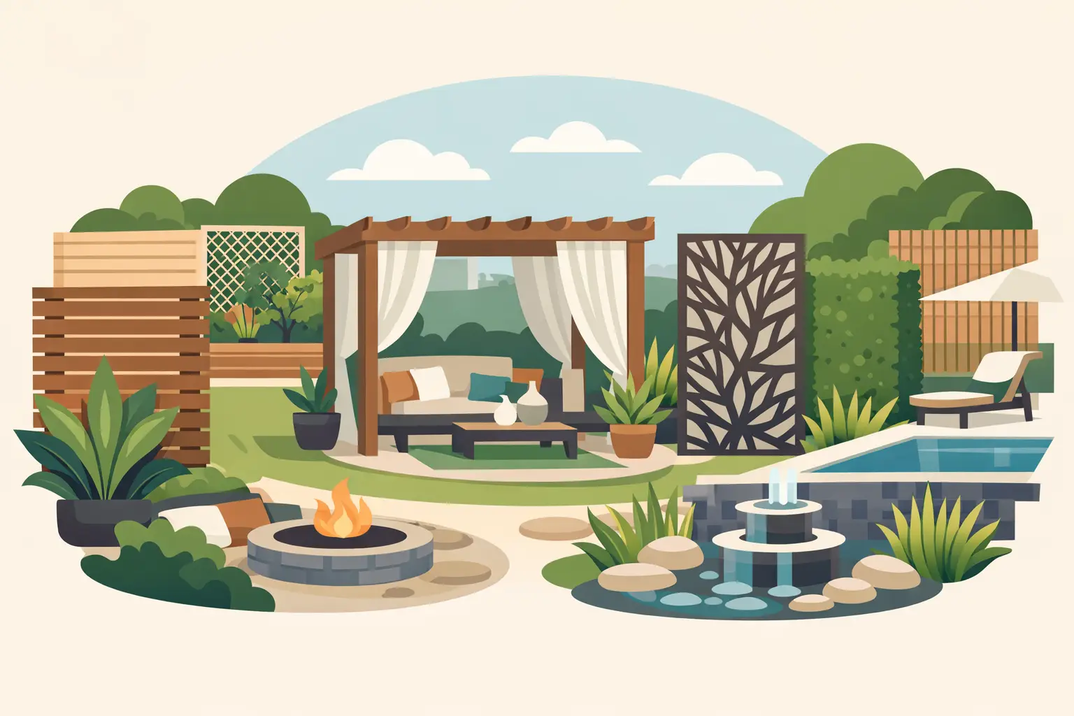 12 Backyard Privacy Screen Ideas With Style