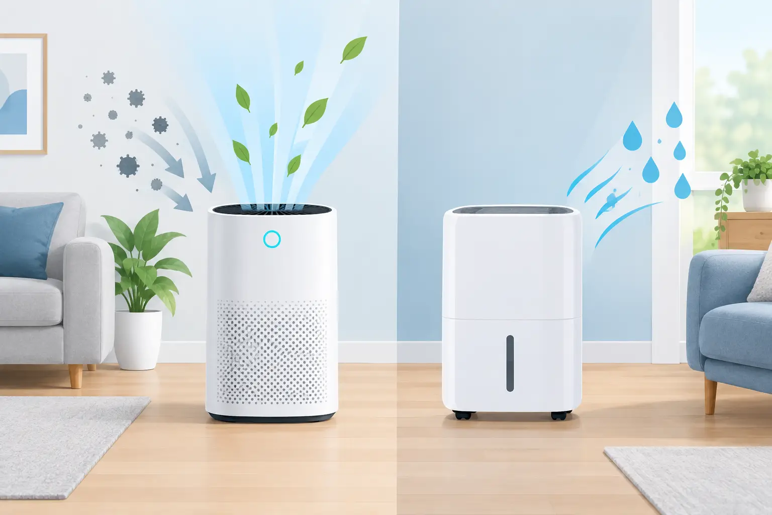 Purifier Versus Dehumidifier for Your Home